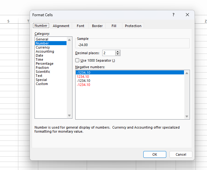 How to Display Negative Values with Parentheses – Datatipss.com